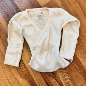Newborn Kimono Long Sleeve Tee. Size 6mo, fits like newborn